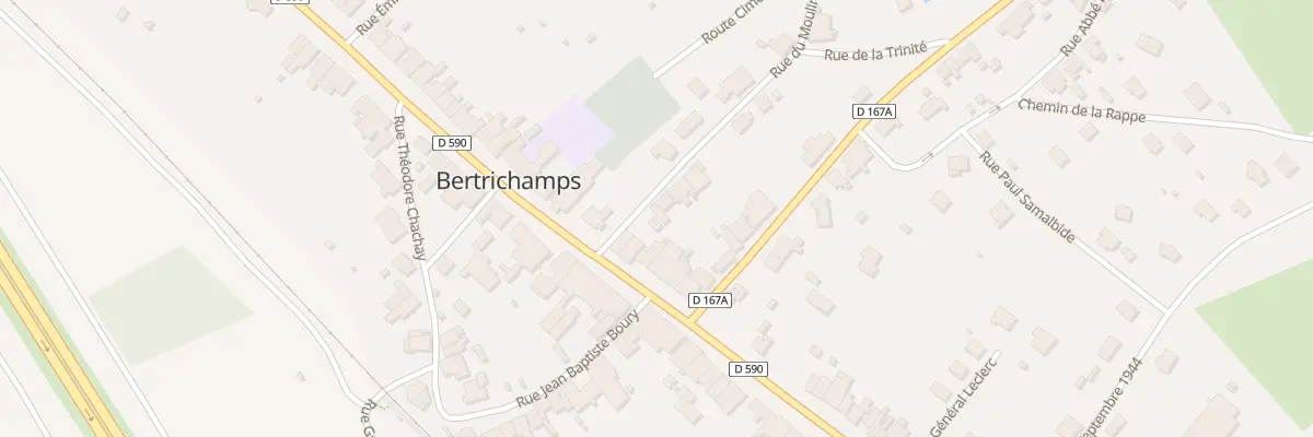 Plan du 2 Rue du Moulin à Bertrichamps