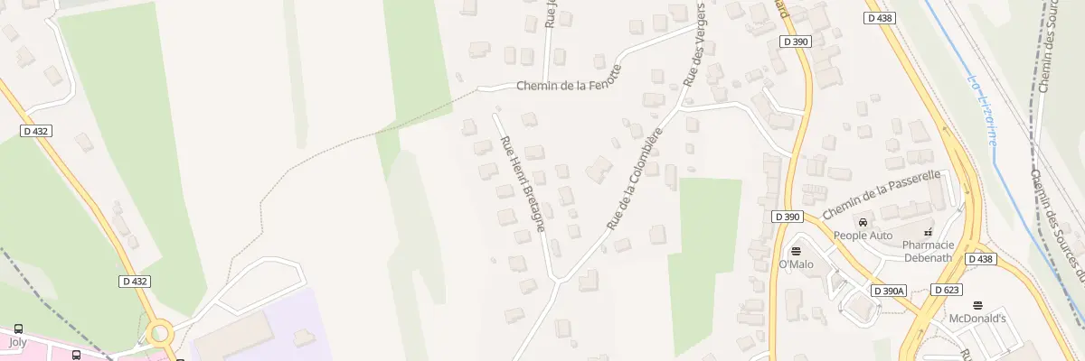 Plan du 7 Rue Henri Bretagne à Bethoncourt