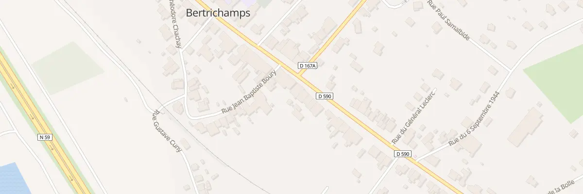 Plan du 67 Rue du Genéral Leclerc à Bertrichamps