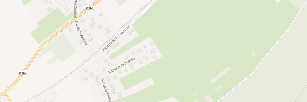 Plan du 16 Imp de la Fêche à Brevilliers