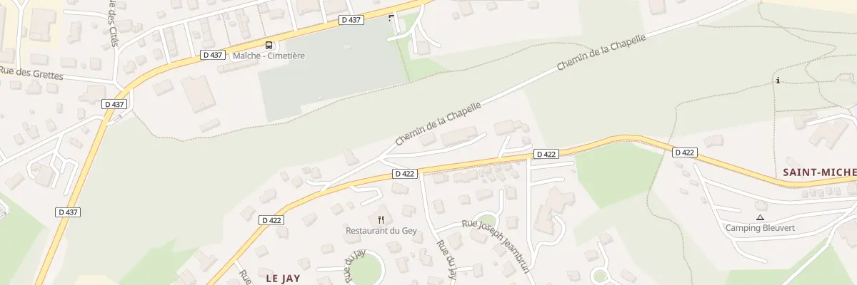 Plan du 38 Rue Saint Michel à Maîche