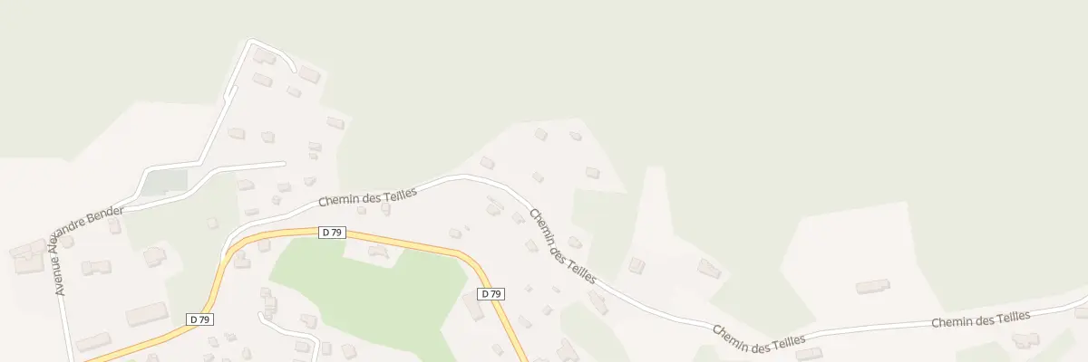 Plan du 307 Che des Teilles à Andon