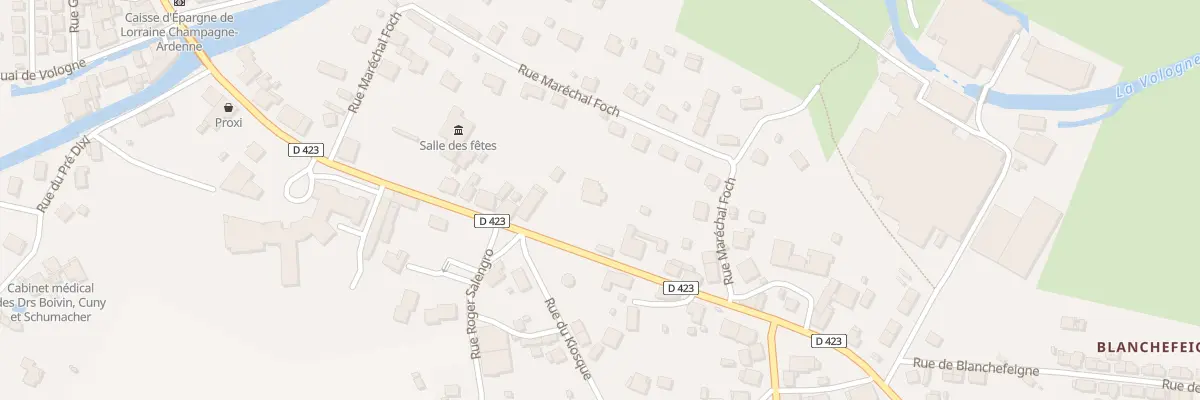 Plan du 31 Rue de Lattre de Tassigny à Granges-Aumontzey