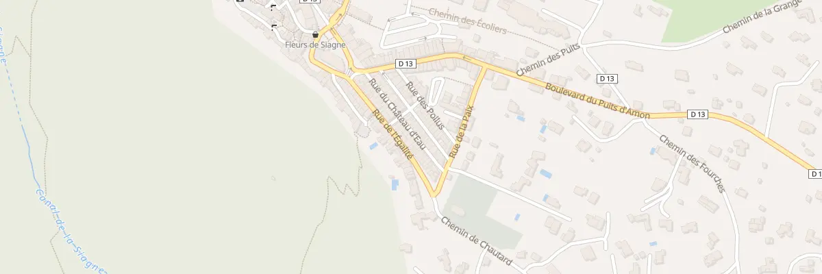 Plan du 25 Rue de l’Egalité à Saint-Cézaire-sur-Siagne