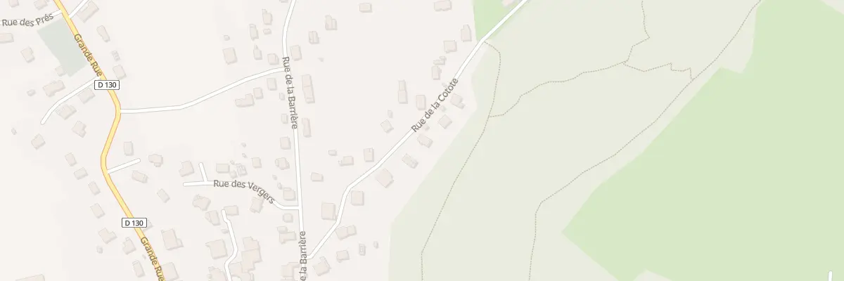 Plan du 14 Rue de la Cotote à Brevilliers