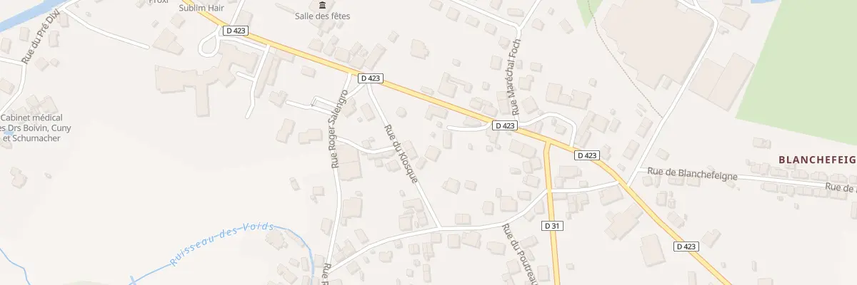 Plan du 1B Rue du Poutreau à Granges-Aumontzey