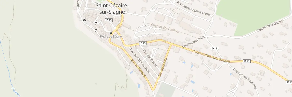 Plan du 5 Rue des Poilus à Saint-Cézaire-sur-Siagne