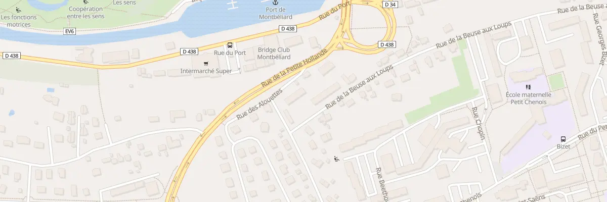 Plan du 9 Rue de la Beuse aux Loups à Montbéliard
