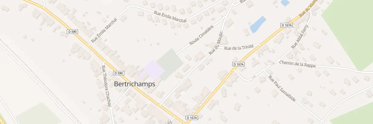 Plan du 3 Rue du Moulin à Bertrichamps