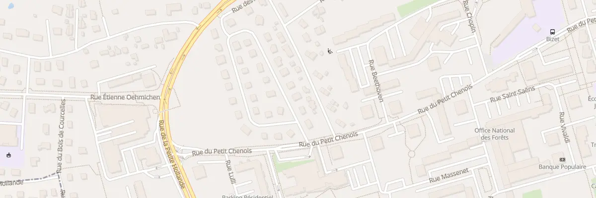 Plan du 28 Rue des Alouettes à Montbéliard