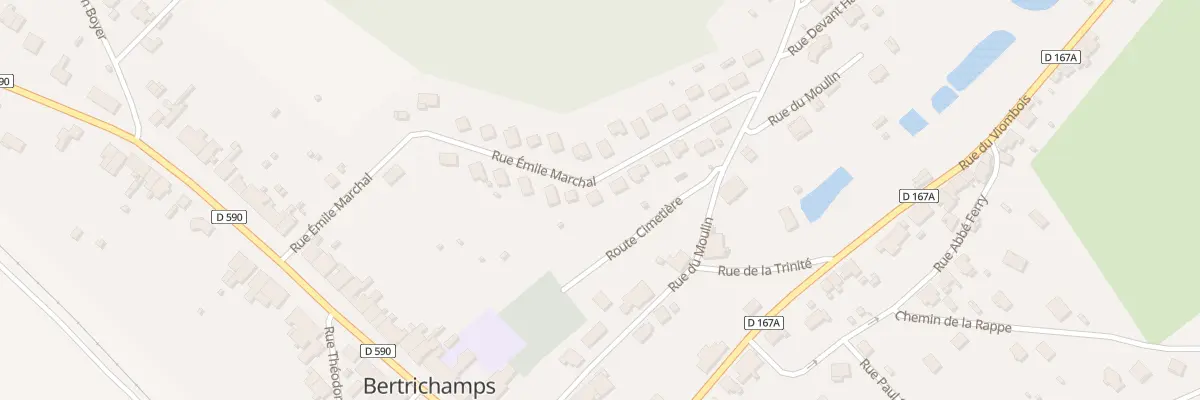 Plan du 18 Rue Emile Marchal à Bertrichamps