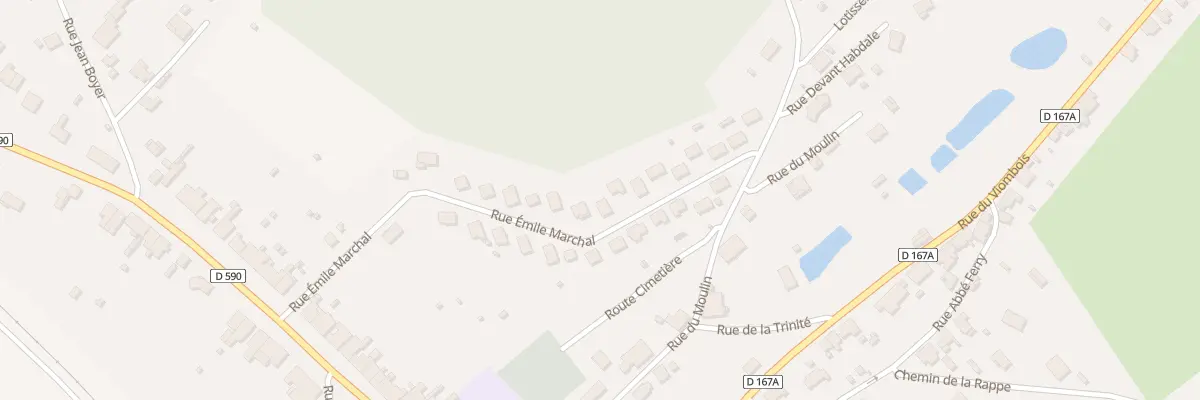 Plan du 17 Rue Emile Marchal à Bertrichamps