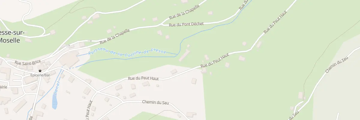 Plan du 11 Rue du Peut-haut à Fresse-sur-Moselle