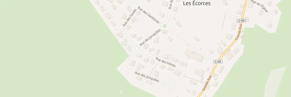 Plan du 3 Rue des Jonquilles aux Écorces