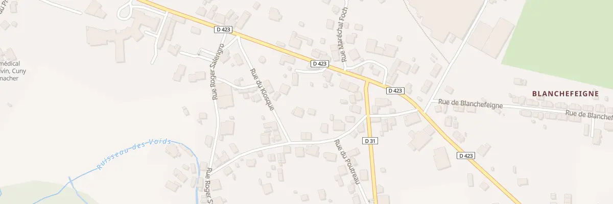 Plan du 42 Rue de Lattre de Tassigny à Granges-Aumontzey