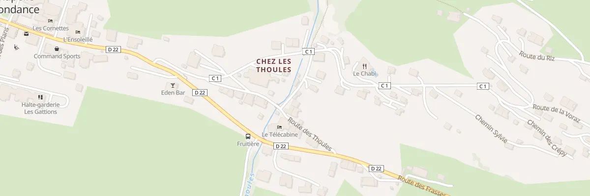 Plan du 73 Mte de la Touvière à La Chapelle-d’Abondance