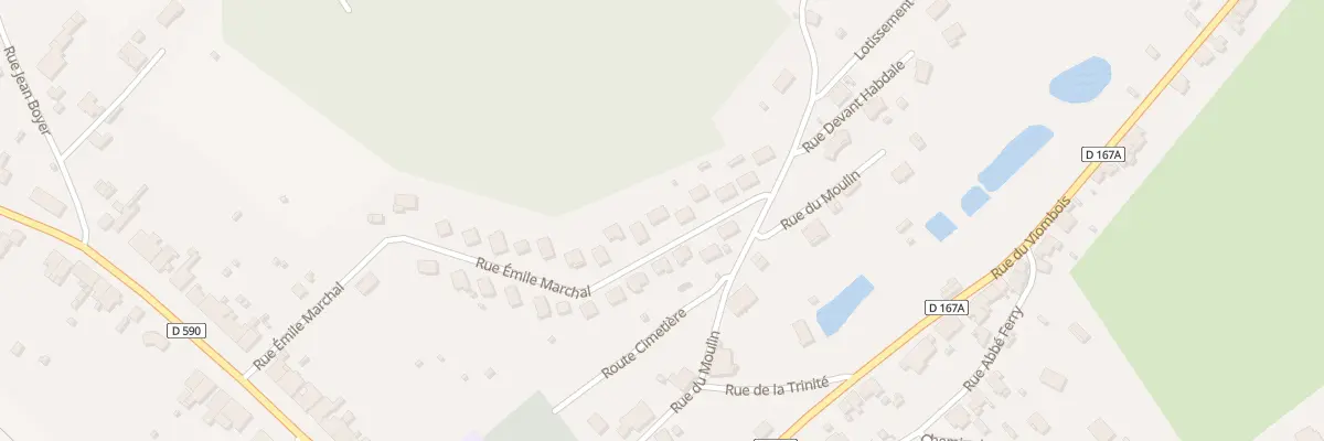 Plan du 23 Rue Emile Marchal à Bertrichamps