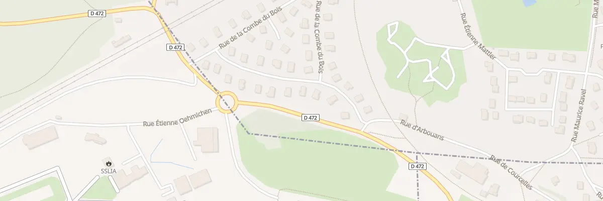 Plan du 7 Rue du Maquis du Lomont à Montbéliard