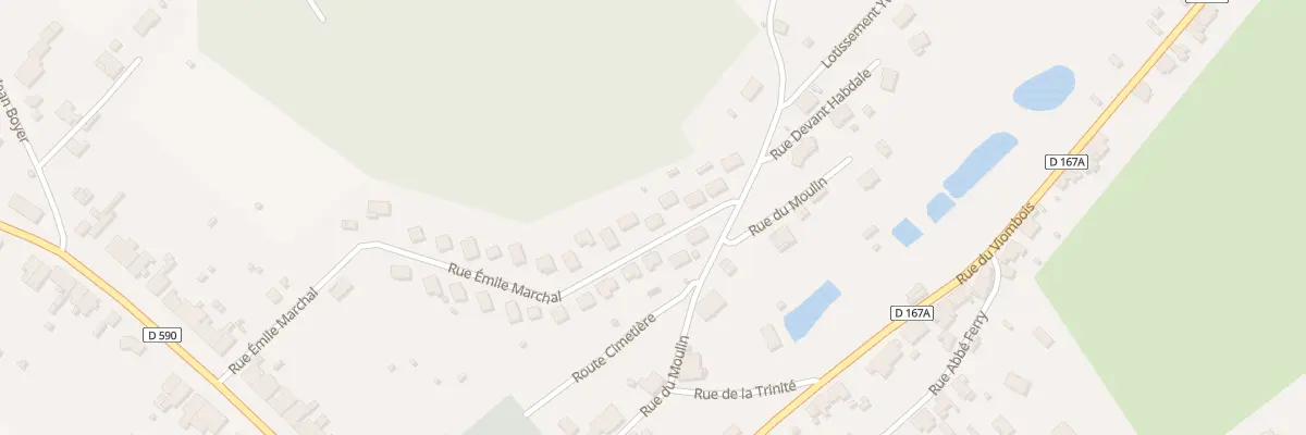 Plan du 25 Rue Emile Marchal à Bertrichamps