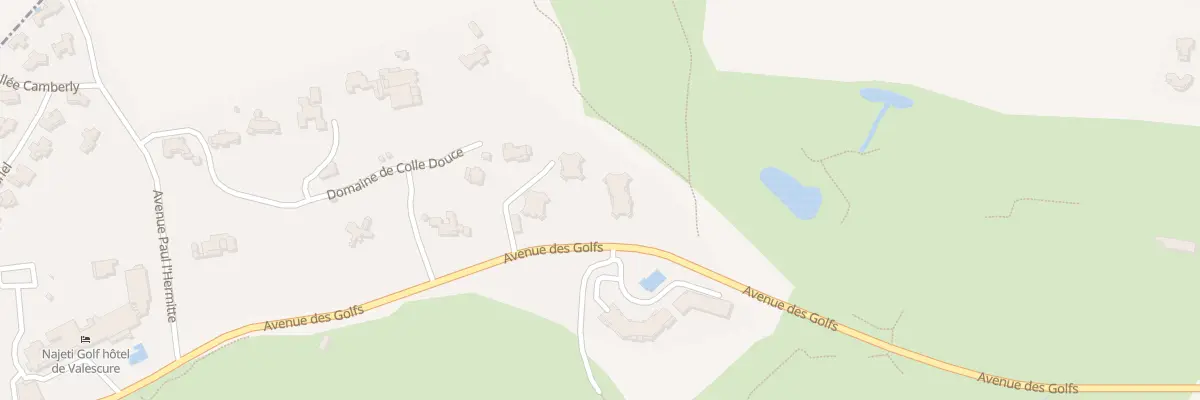 Plan du 1205 Av des Golfs à Saint-Raphaël