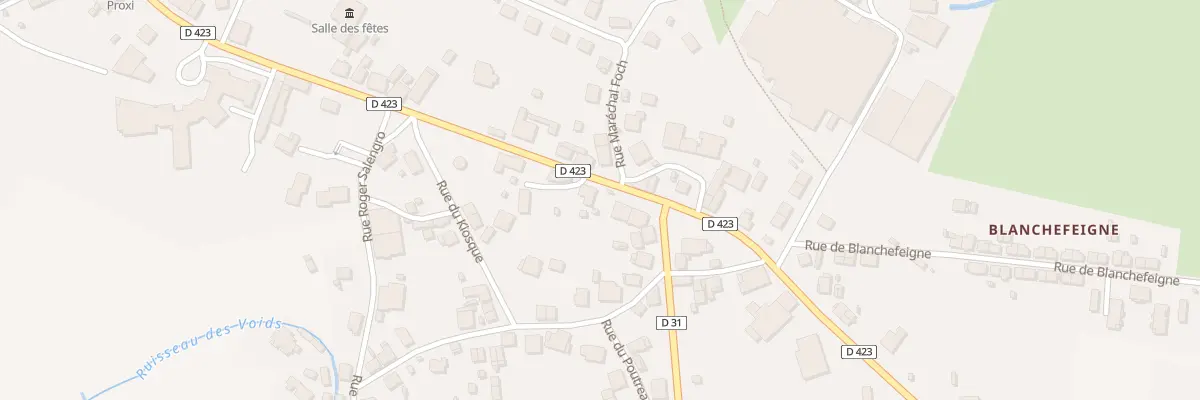 Plan du 48 Rue de Lattre de Tassigny à Granges-Aumontzey