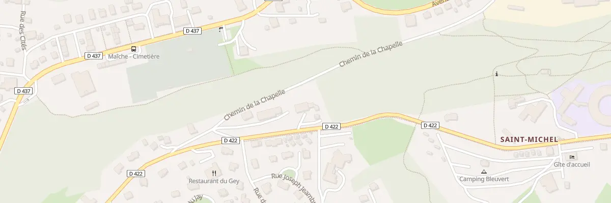 Plan du 36B Rue Saint Michel à Maîche
