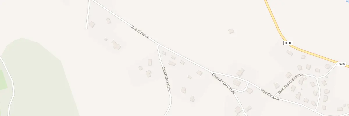 Plan du 770 Rue d’Ivoux à La Chapelle-devant-Bruyères