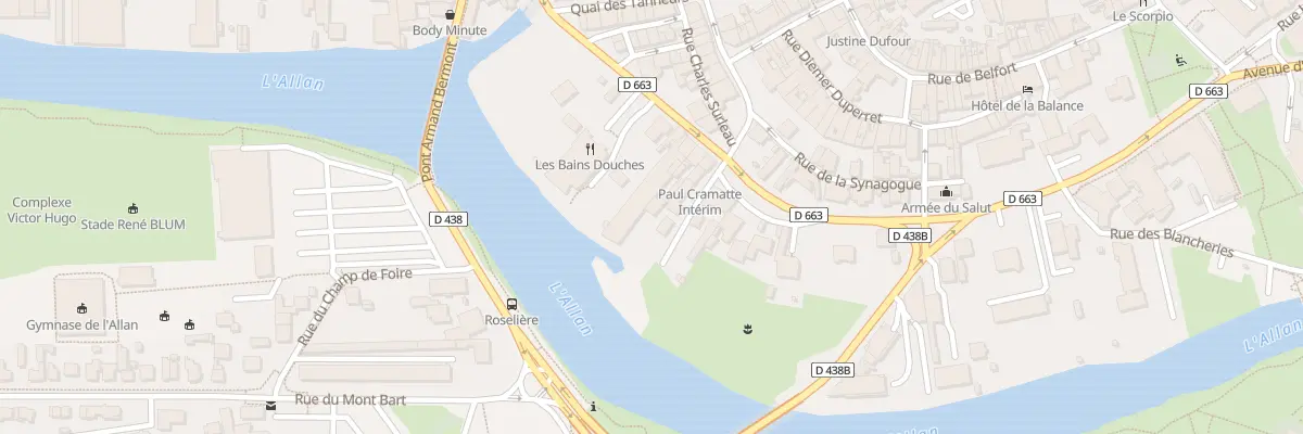 Plan du 14A Rue Charles Contejean à Montbéliard