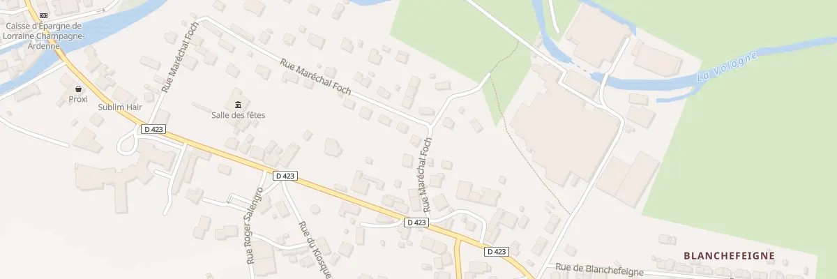 Plan du 26 Rue Marechal Foch à Granges-Aumontzey