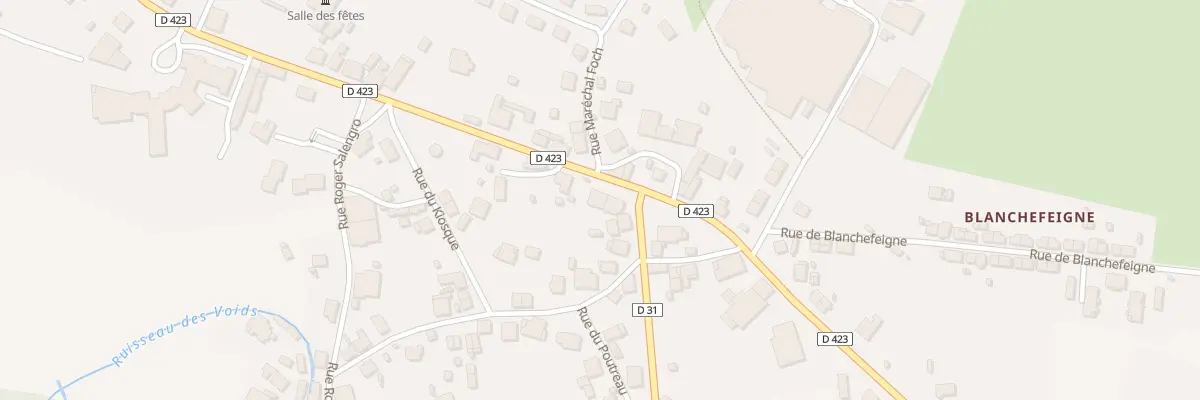 Plan du 50 Rue de Lattre de Tassigny à Granges-Aumontzey