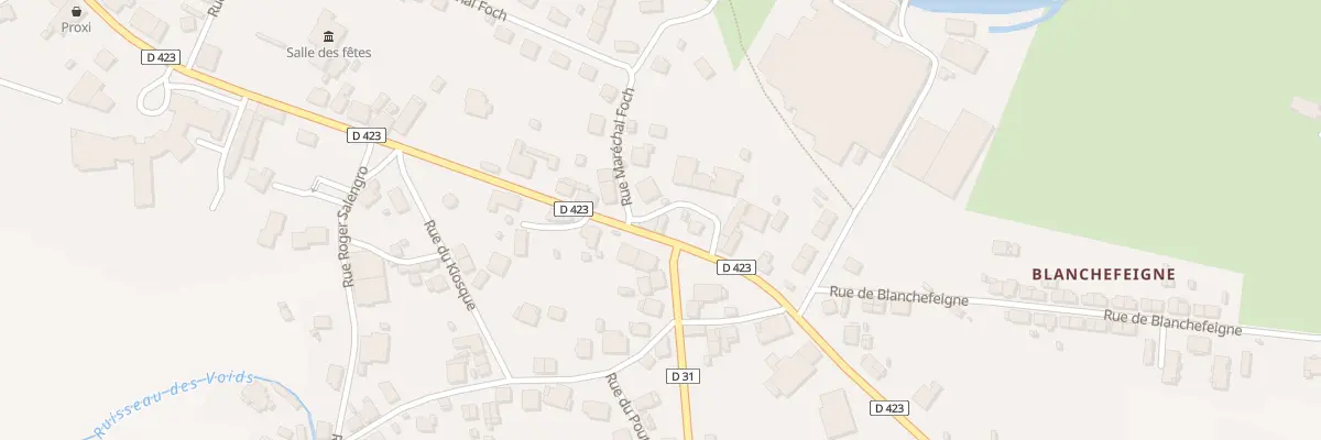 Plan du 41 Rue de Lattre de Tassigny à Granges-Aumontzey