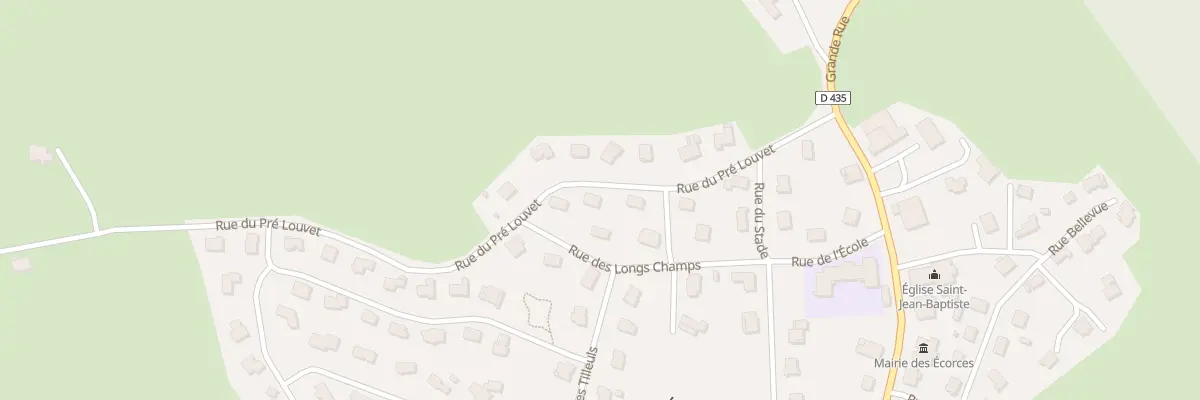 Plan du 7 Rue du Pré Louvet aux Écorces