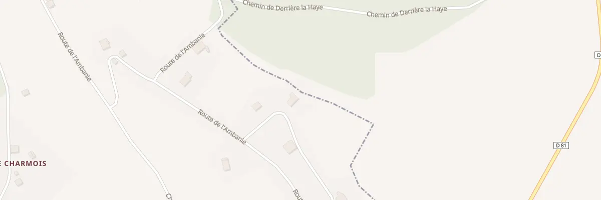 Plan du 12 Rte de l’Ambanie aux Poulières