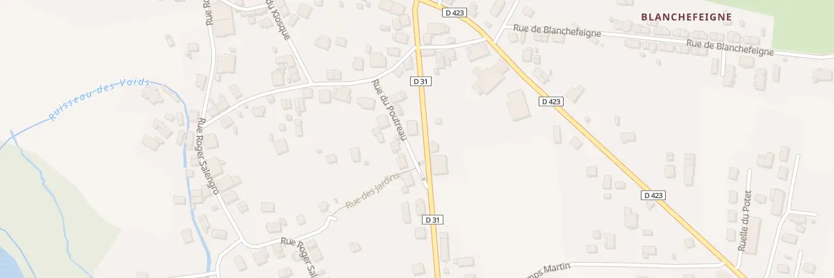 Plan du 15 Rue du Poutreau à Granges-Aumontzey