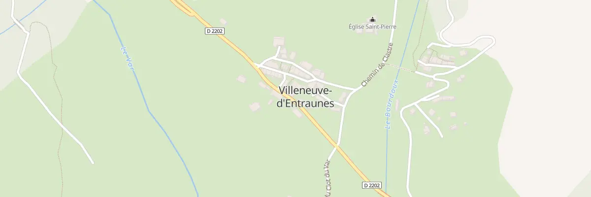 Plan du 5295 Rte des Grandes Alpes à Villeneuve-d’Entraunes