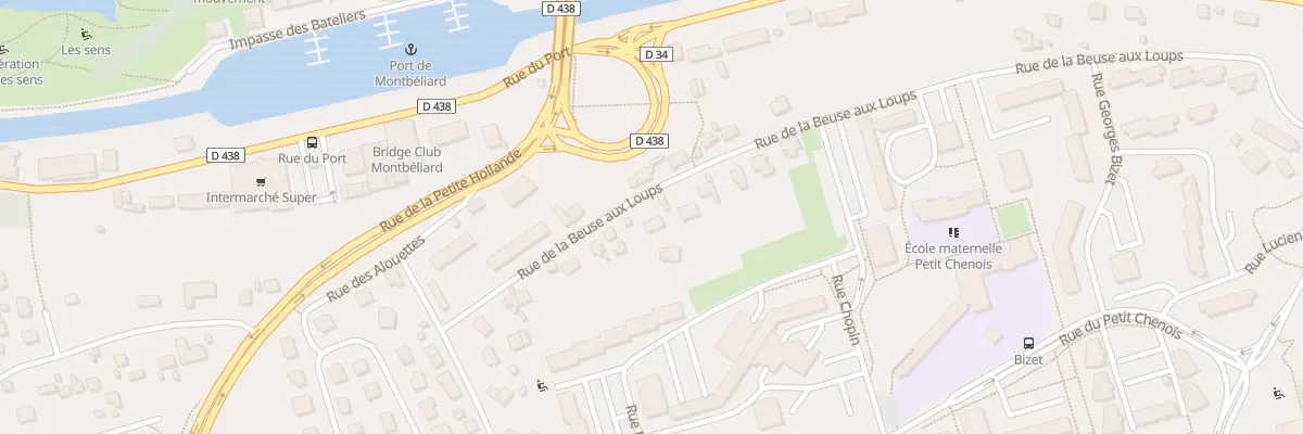 Plan du 26 Rue de la Beuse aux Loups à Montbéliard
