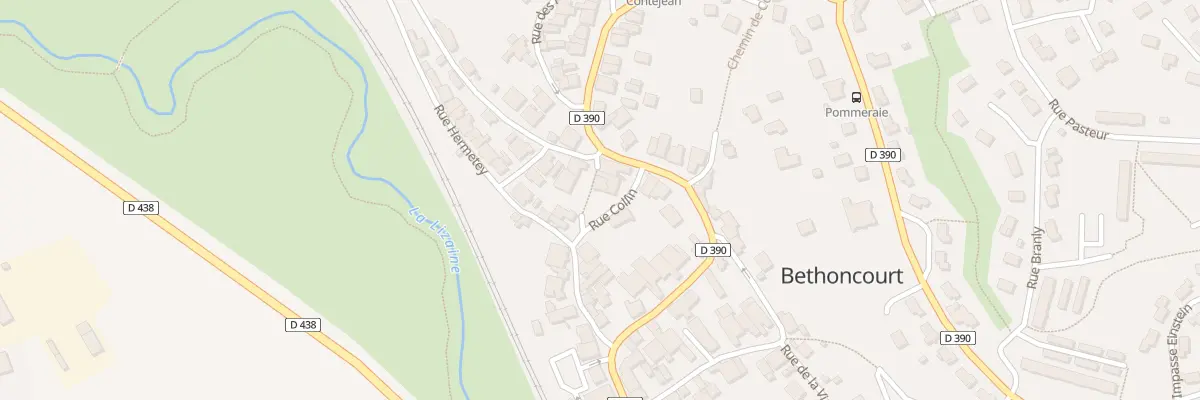 Plan du 4 Rue Colin à Bethoncourt