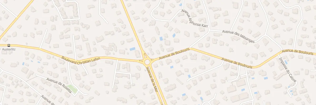 Plan du 29 Av de Boulouris à Saint-Raphaël