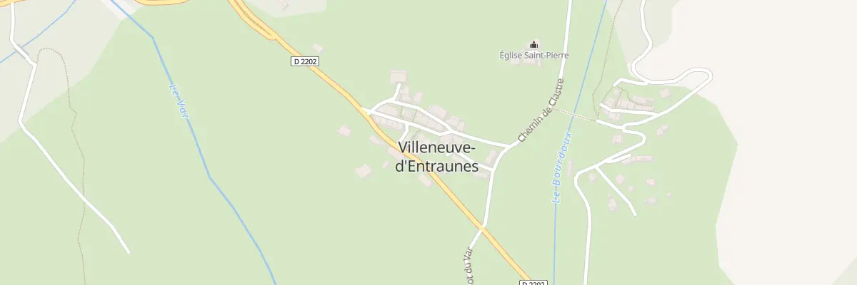 Plan du 5023 Le Village à Villeneuve-d’Entraunes