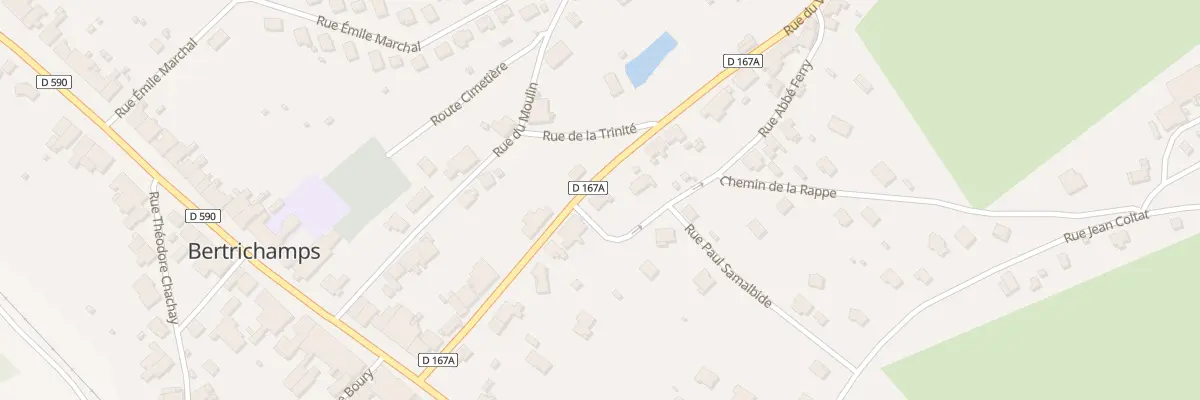 Plan du 12 Rue du Viombois à Bertrichamps