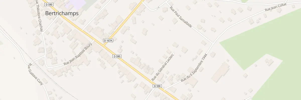 Plan du 84B Rue du Genéral Leclerc à Bertrichamps