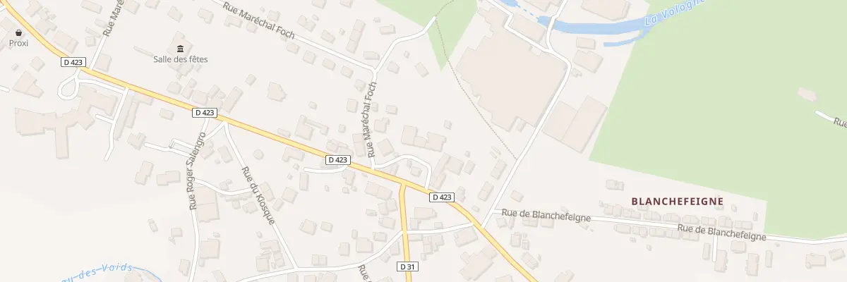 Plan du 47 Rue de Lattre de Tassigny à Granges-Aumontzey