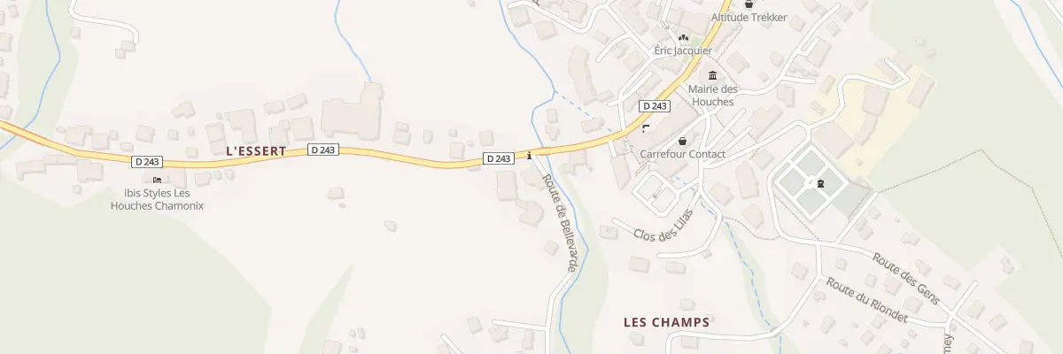 Plan du 11 Rue de l’Essert aux Houches