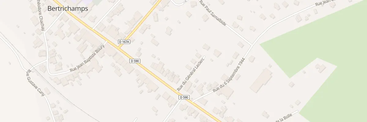 Plan du 88 Rue du Genéral Leclerc à Bertrichamps