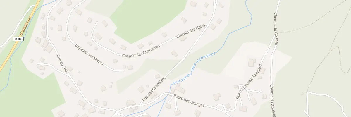 Plan du 5 Rue des Charrieres au Ménil