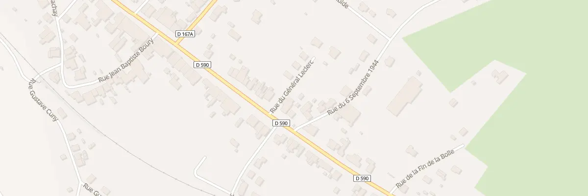 Plan du 9002 Rue du Genéral Leclerc à Bertrichamps