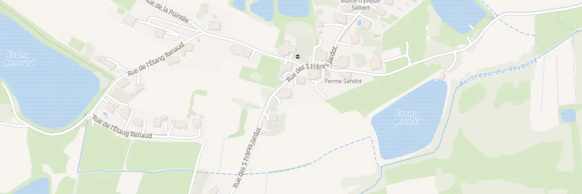Plan du 27 Rue des 5 Freres Jardot à Évette-Salbert