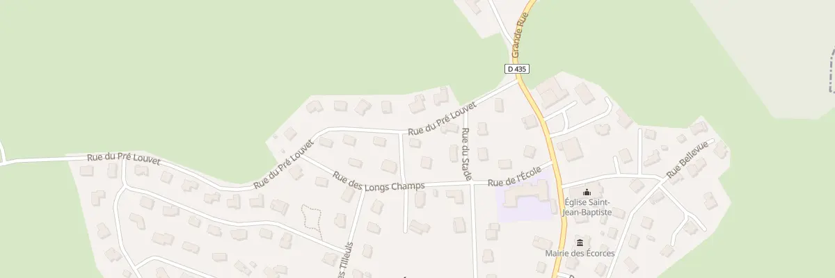 Plan du 3 Rue du Pré Louvet aux Écorces