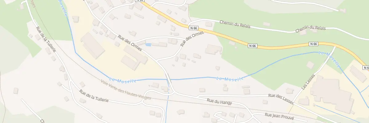 Plan du 38 Rue des Ormes à Fresse-sur-Moselle
