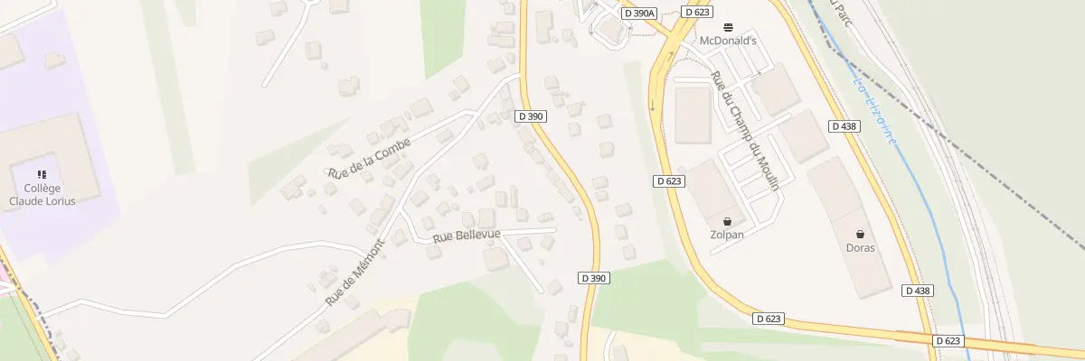 Plan du 49 Rue de Montbéliard à Bethoncourt